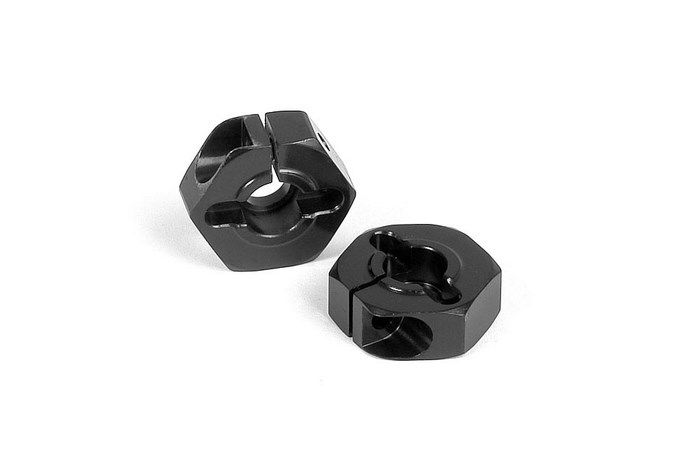 Hexagone de roue alu pincé noir T2 (2)